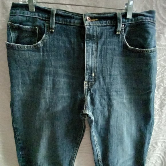 St John's Bay Comfort Stretch Regular Fit Denim Jeans 35" Waist (T-349) - Picture 2 of 6